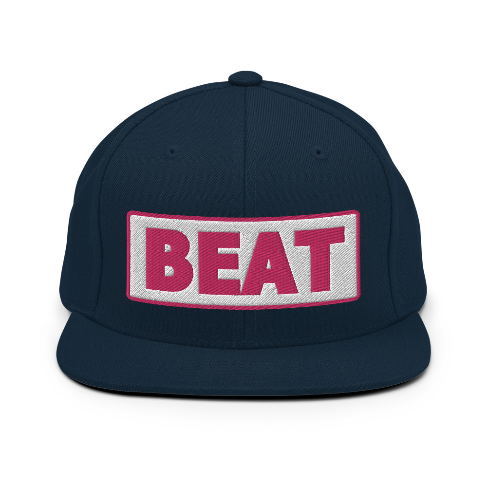 Casquette Snapback BEAT blanc – Image 2