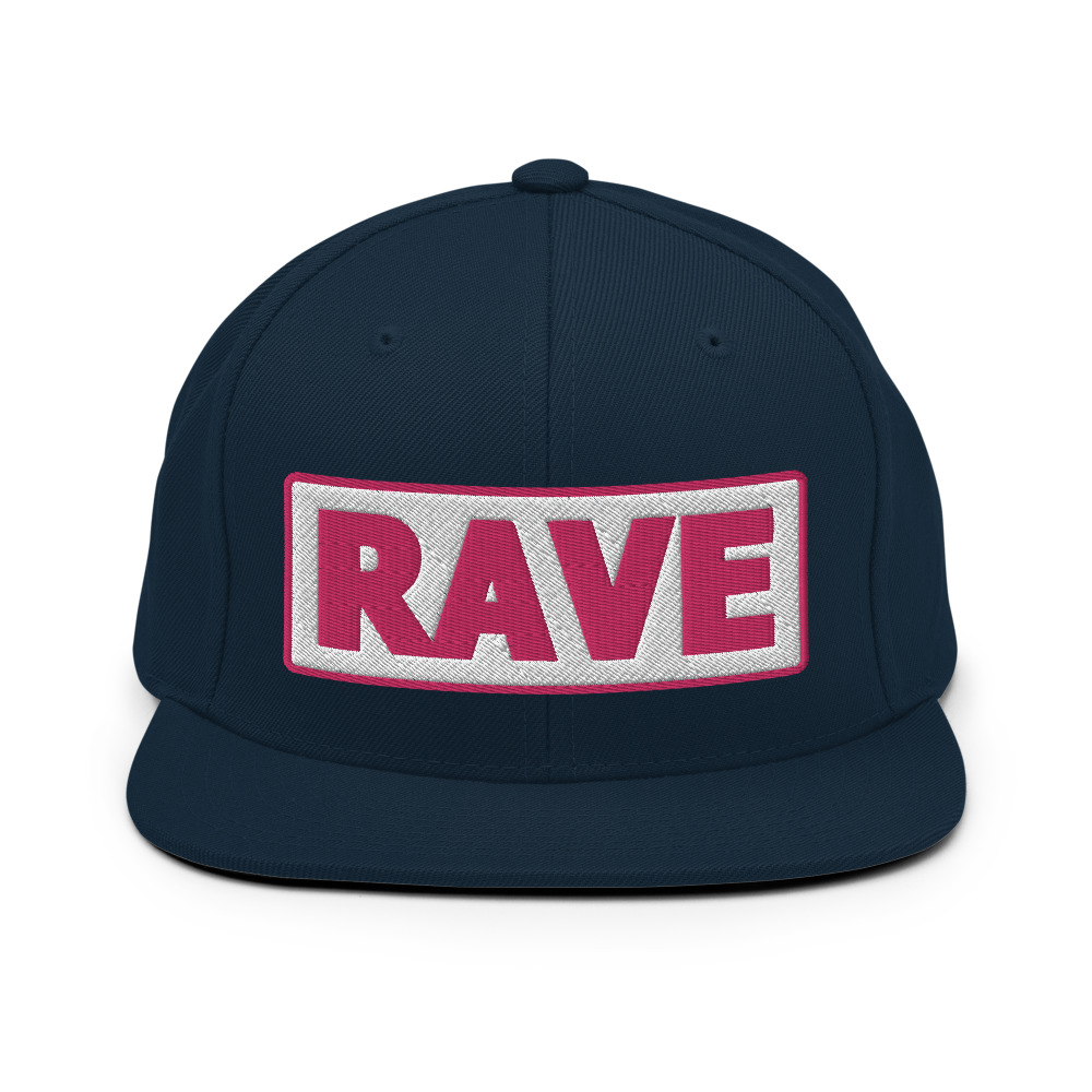 Casquette Snapback RAVE blanc – Image 2
