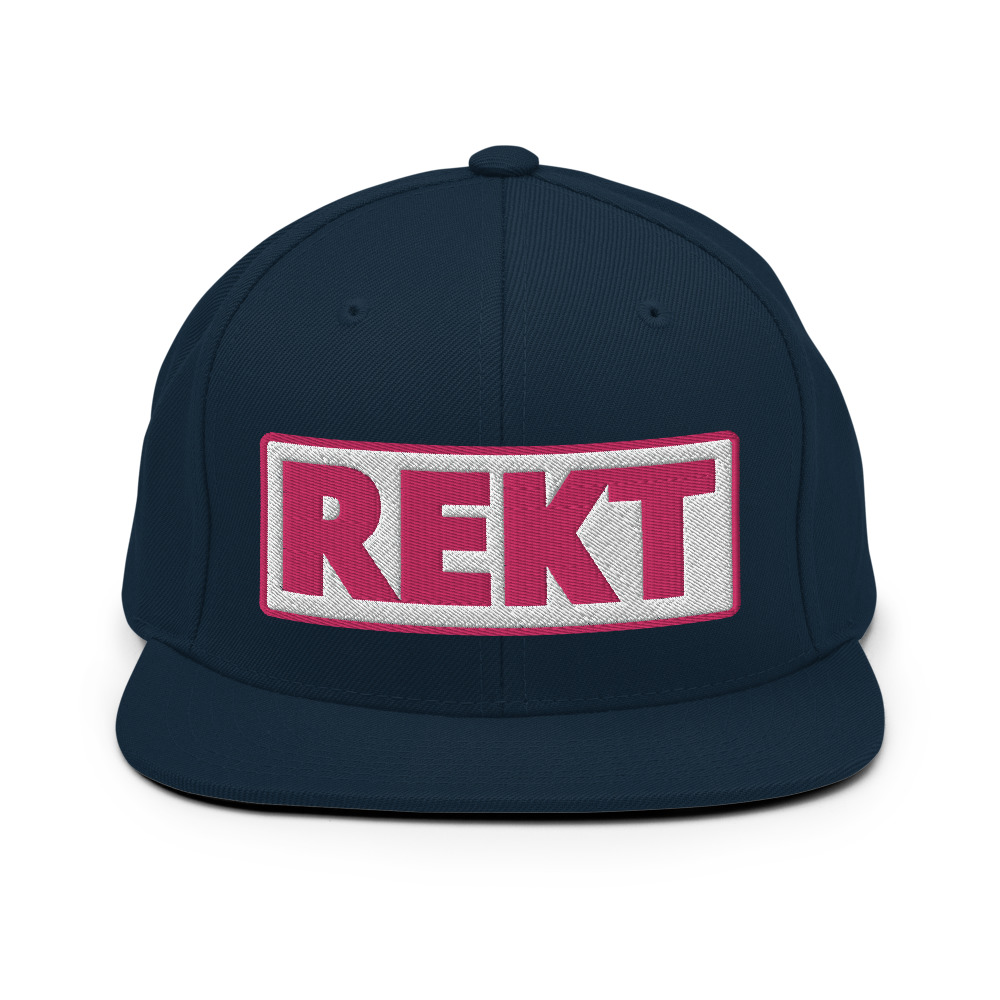 Casquette Snapback REKT blanc – Image 2