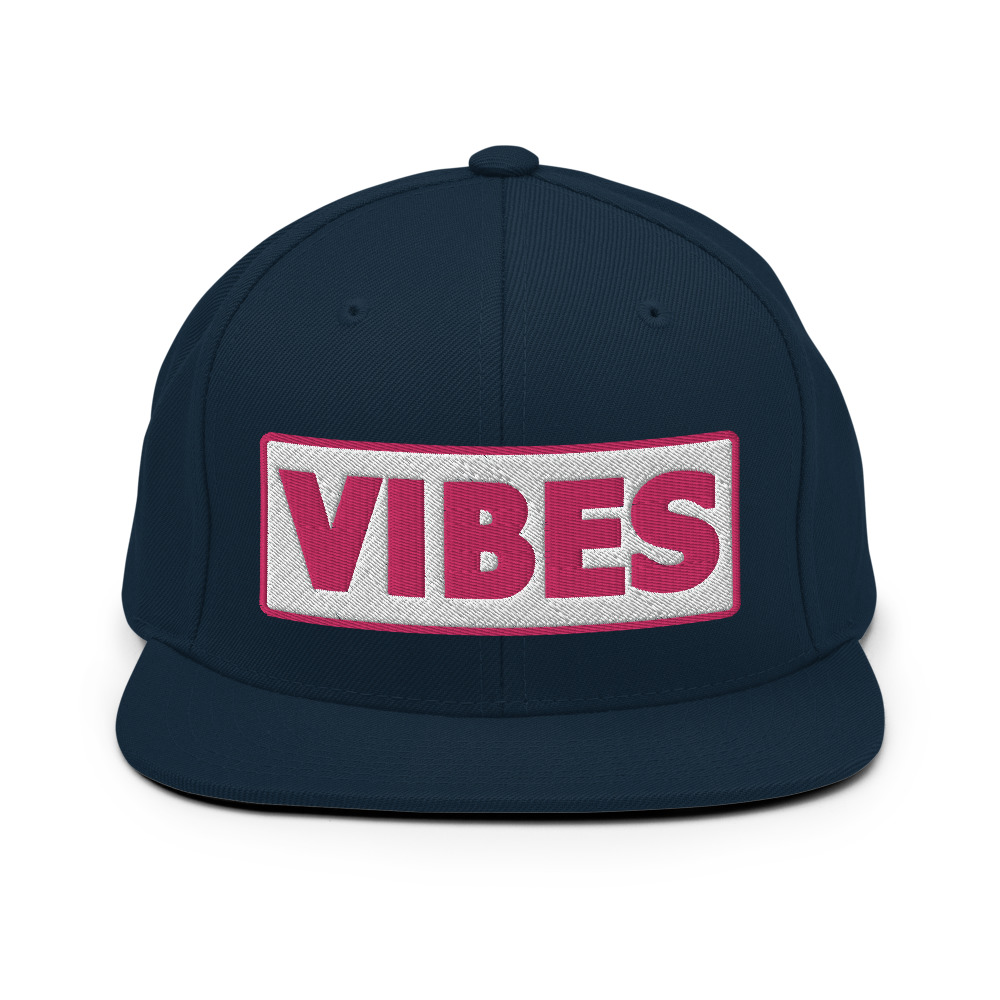Casquette Snapback VIBES blanc – Image 2