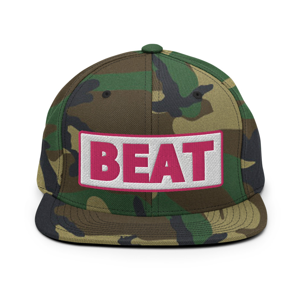 Casquette Snapback BEAT blanc – Image 12