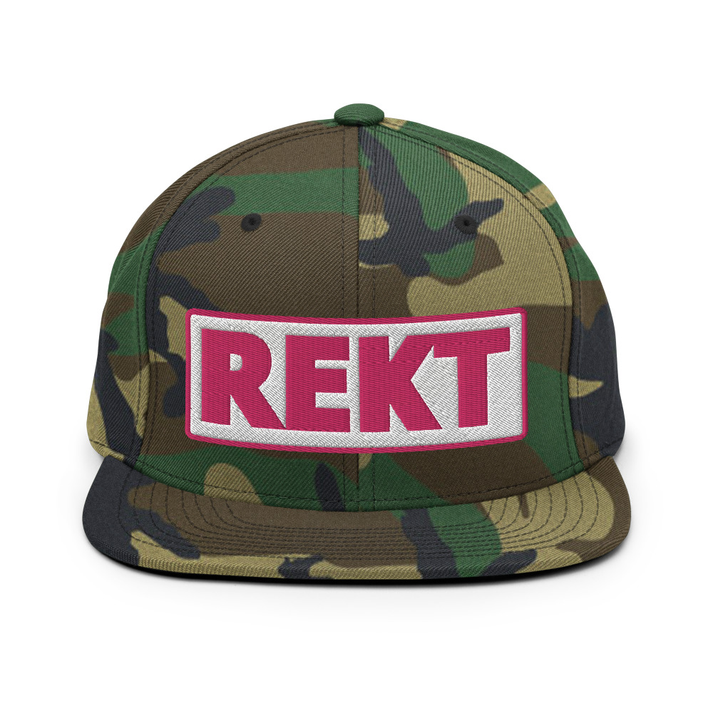 Casquette Snapback REKT blanc – Image 12