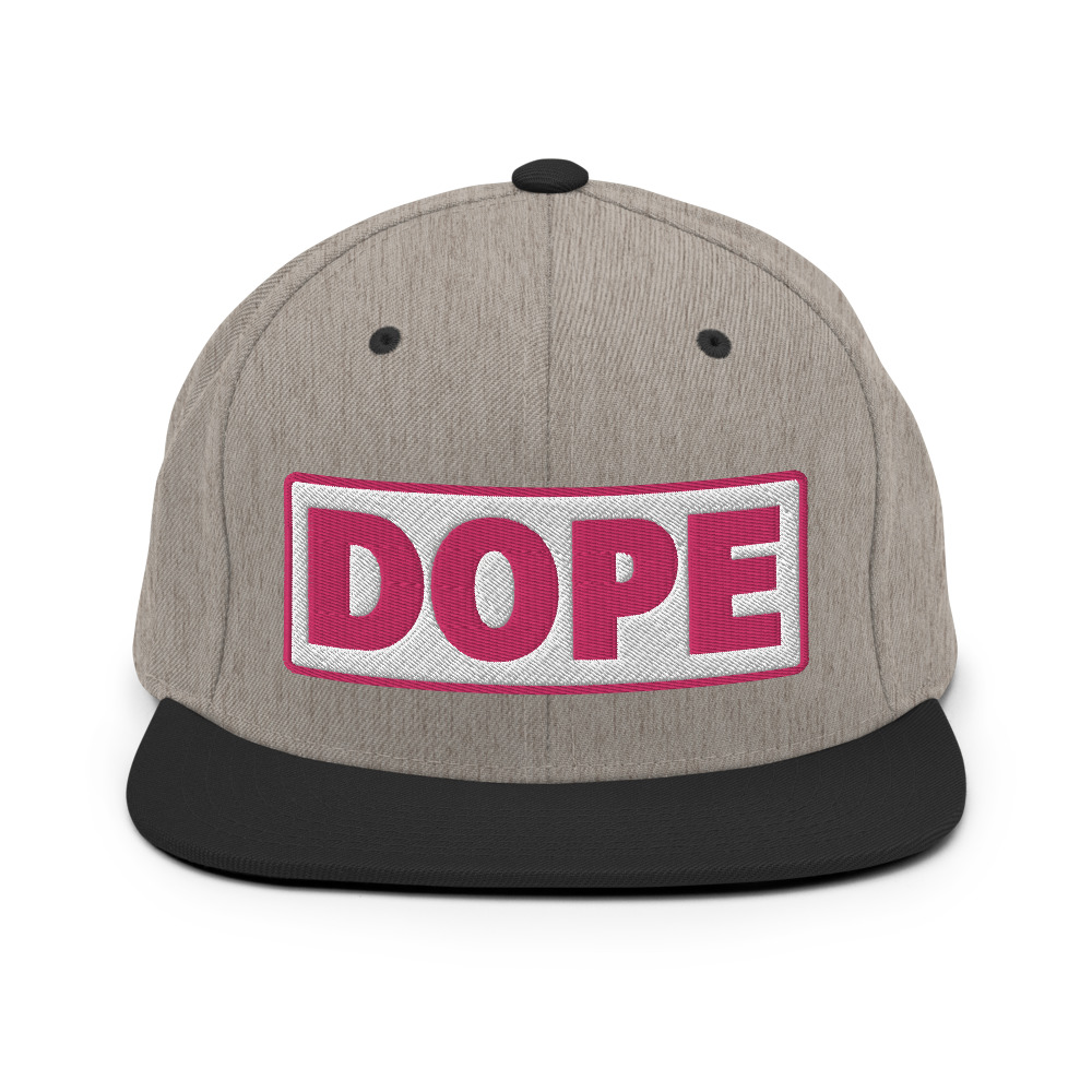 Casquette Snapback DOPE blanc – Image 14