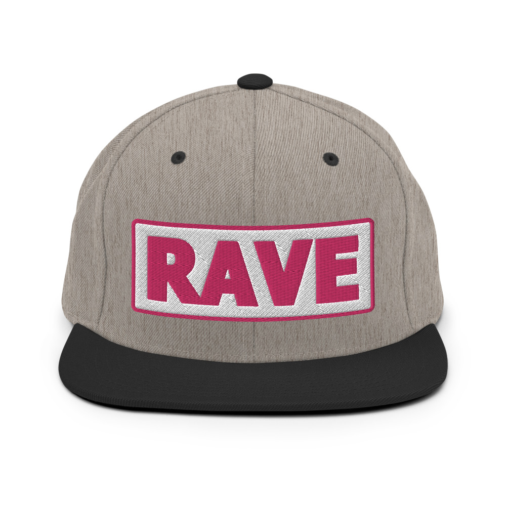 Casquette Snapback RAVE blanc – Image 14