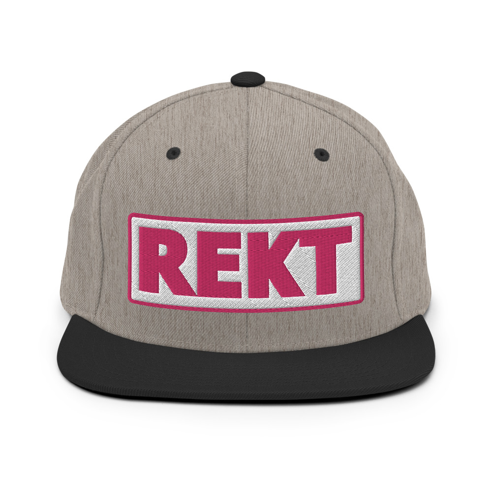 Casquette Snapback REKT blanc – Image 14