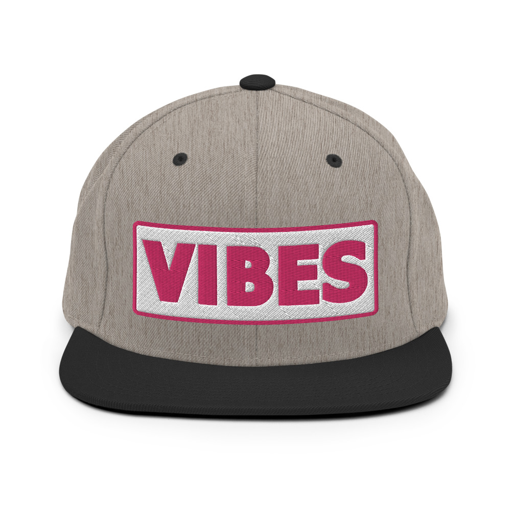 Casquette Snapback VIBES blanc – Image 14
