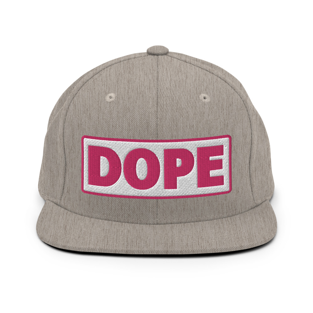 Casquette Snapback DOPE blanc – Image 15