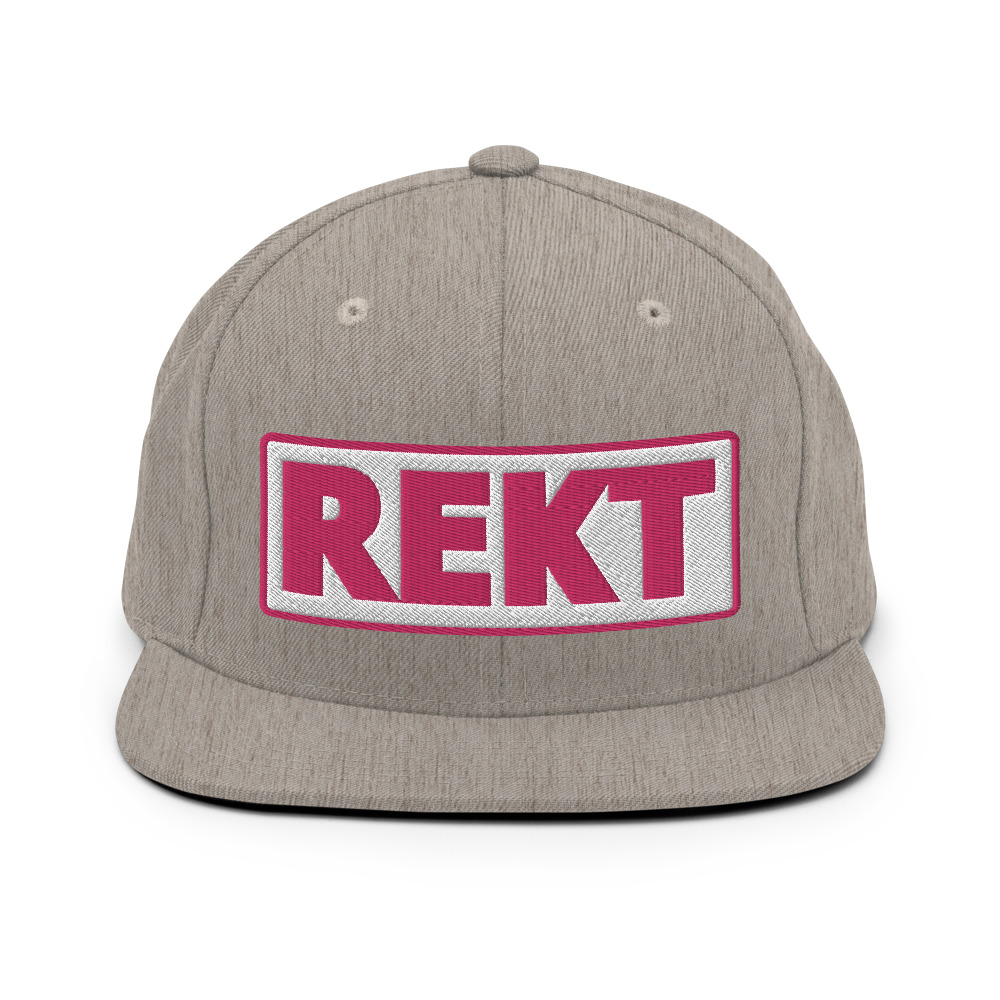 Casquette Snapback REKT blanc – Image 15