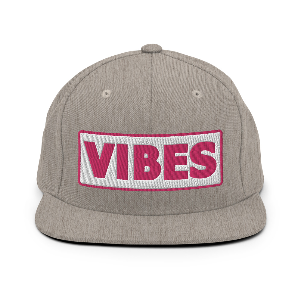 Casquette Snapback VIBES blanc – Image 15