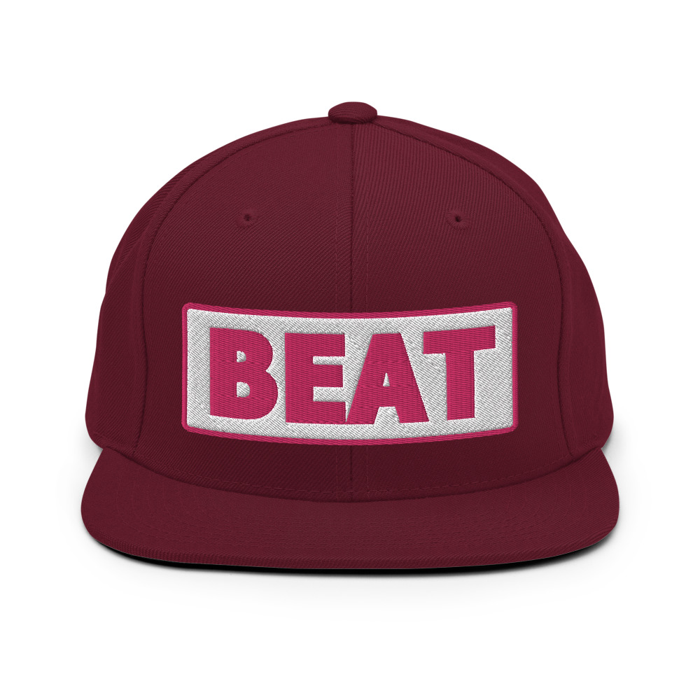 Casquette Snapback BEAT blanc – Image 3
