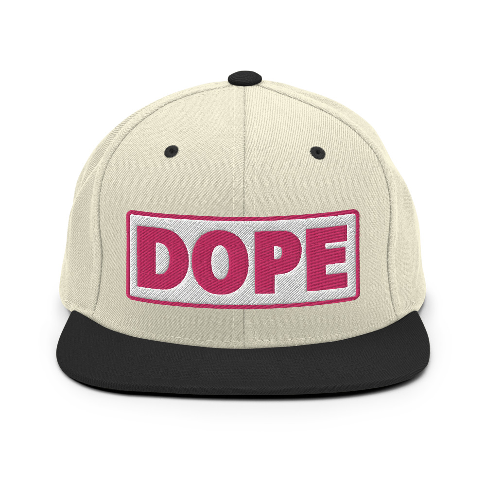 Casquette Snapback DOPE blanc – Image 17
