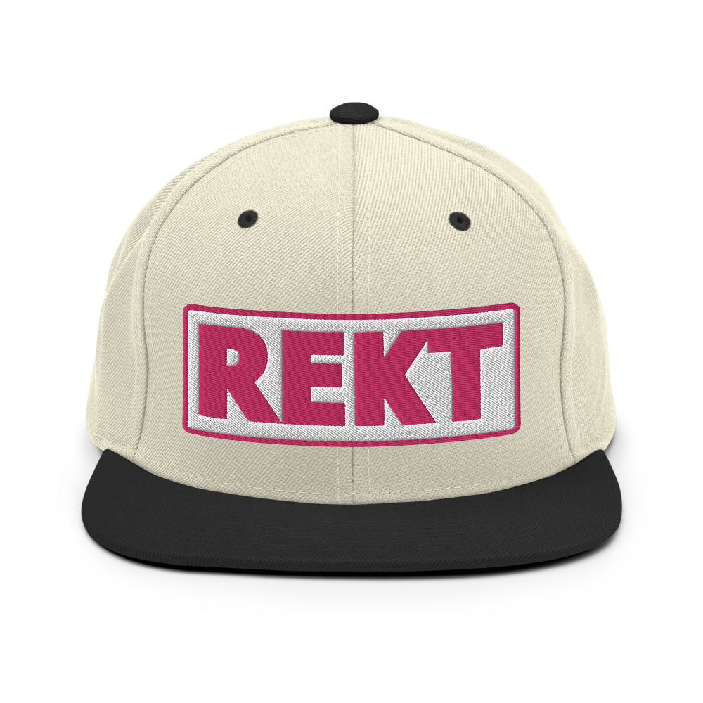 Casquette Snapback REKT blanc – Image 17