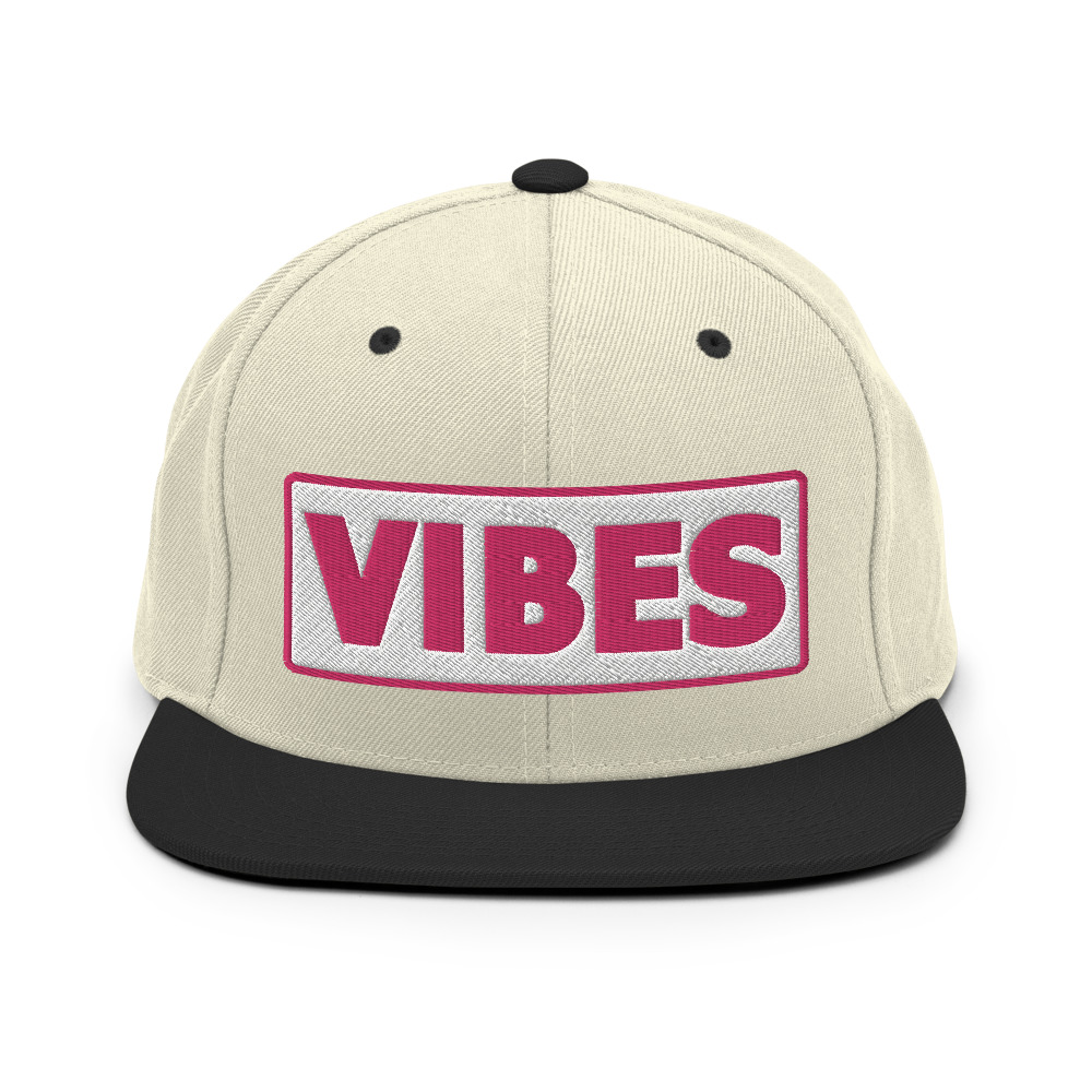 Casquette Snapback VIBES blanc – Image 17