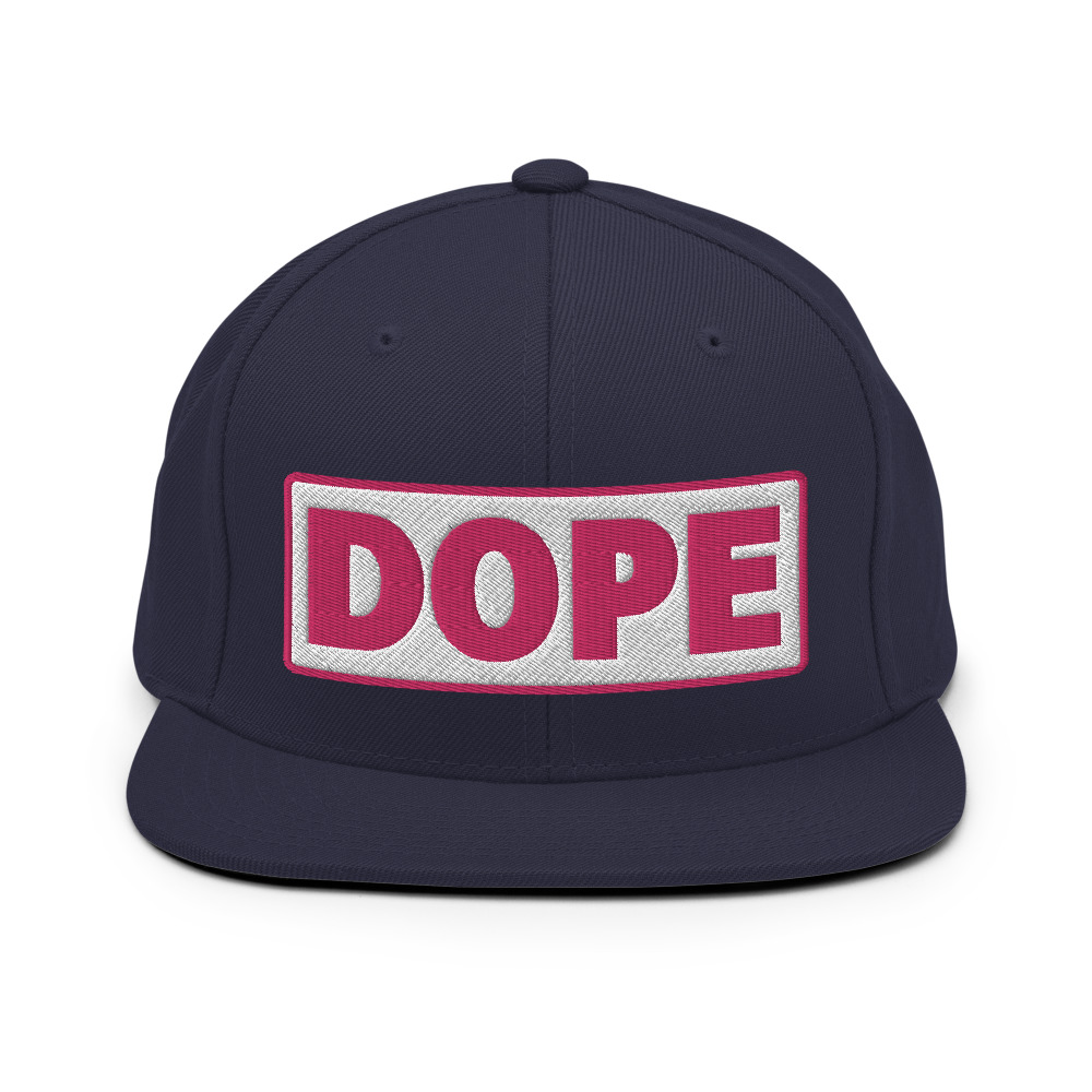 Casquette Snapback DOPE blanc – Image 11