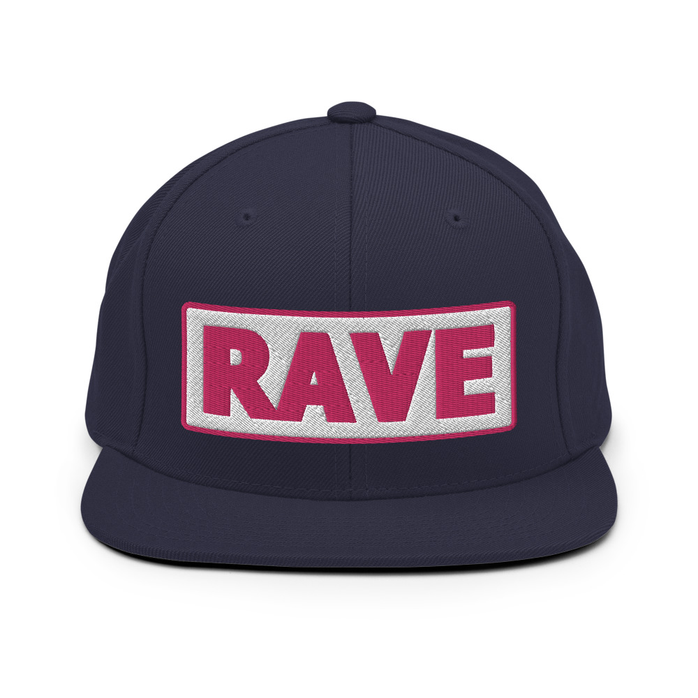 Casquette Snapback RAVE blanc – Image 11