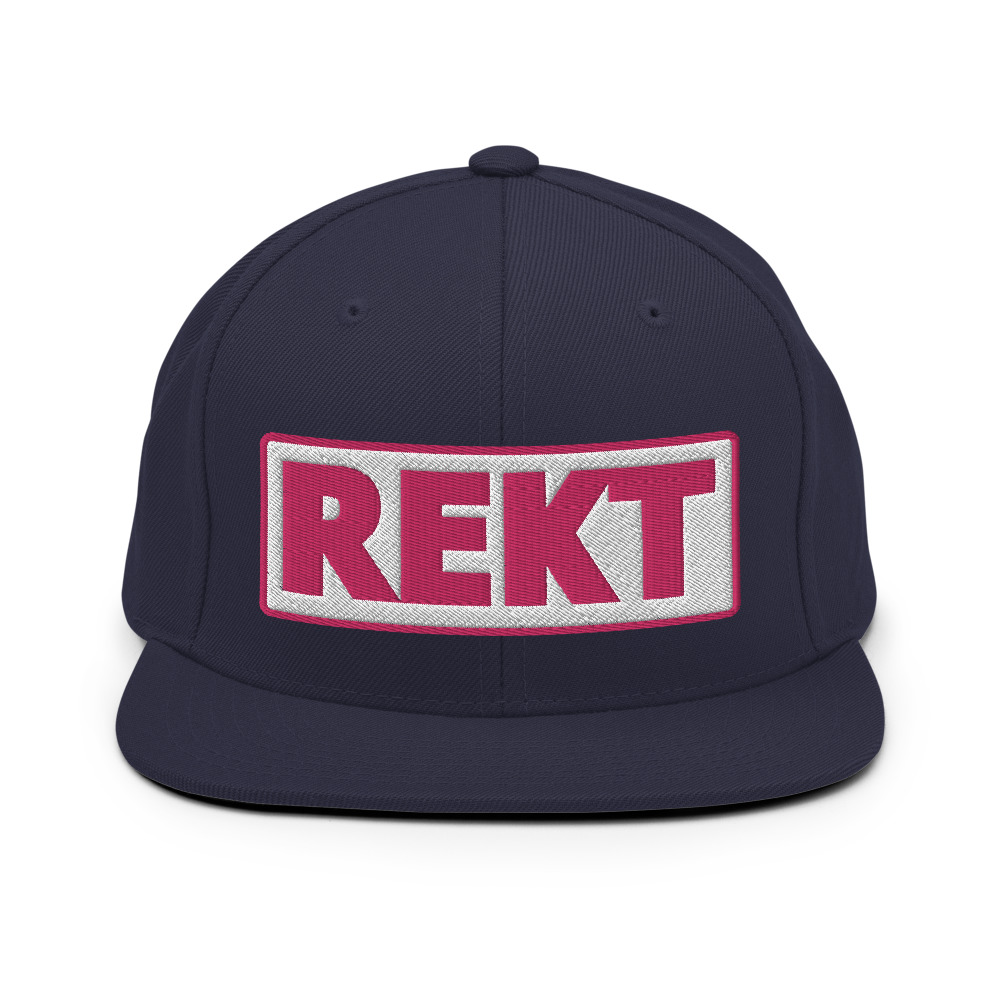 Casquette Snapback REKT blanc – Image 11