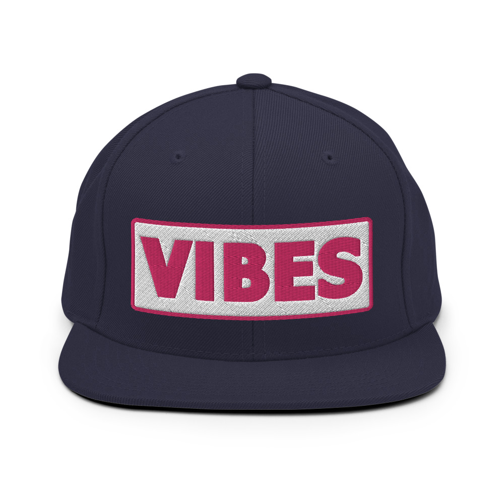 Casquette Snapback VIBES blanc – Image 11
