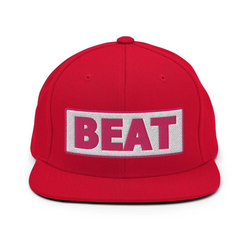 Casquette Snapback BEAT blanc – Image 10