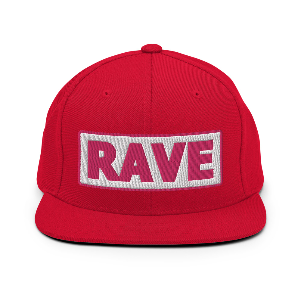 Casquette Snapback RAVE blanc – Image 10