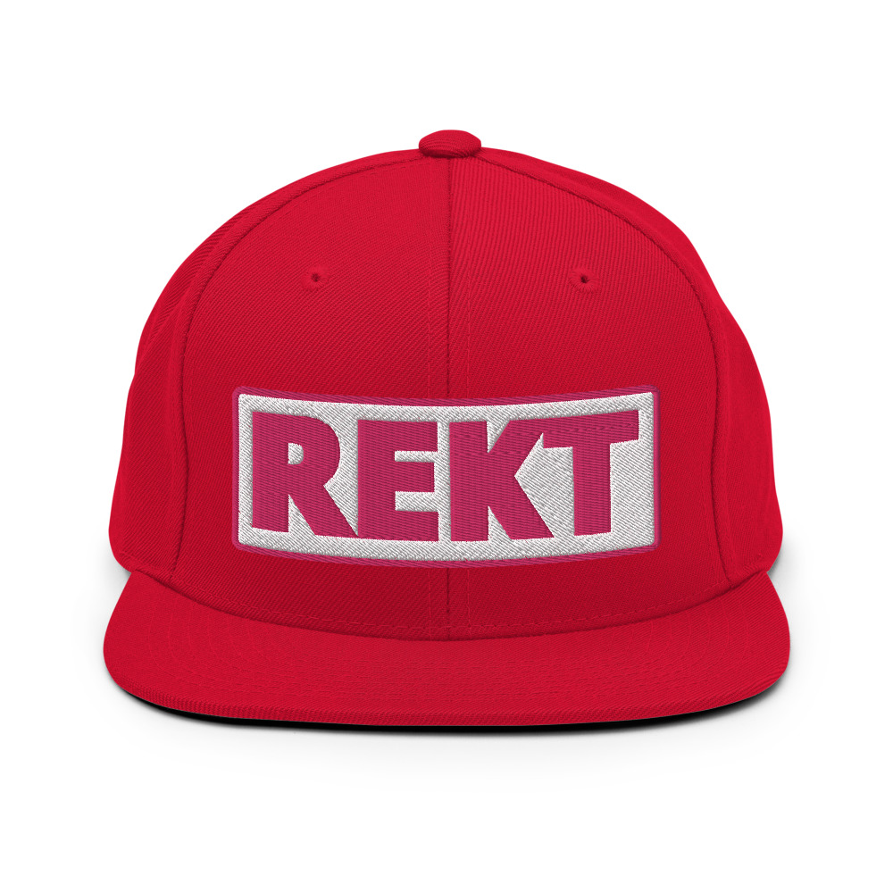 Casquette Snapback REKT blanc – Image 10