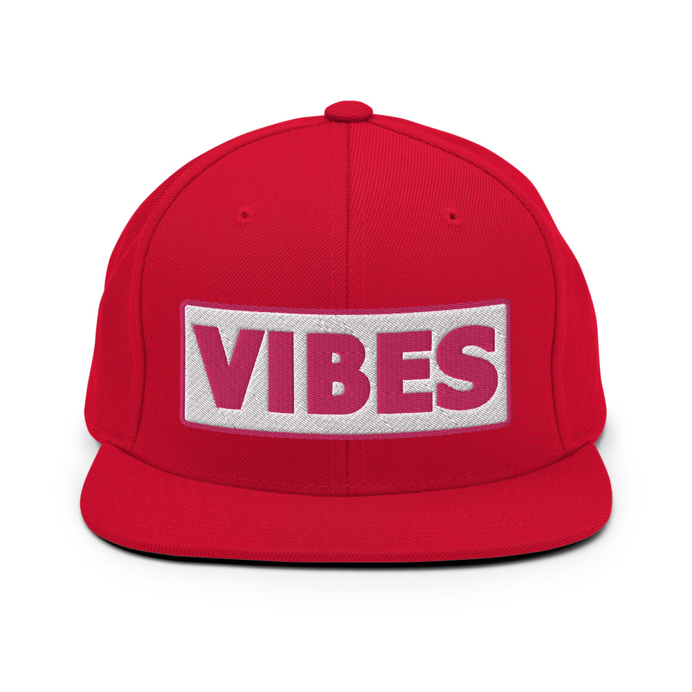 Casquette Snapback VIBES blanc – Image 10