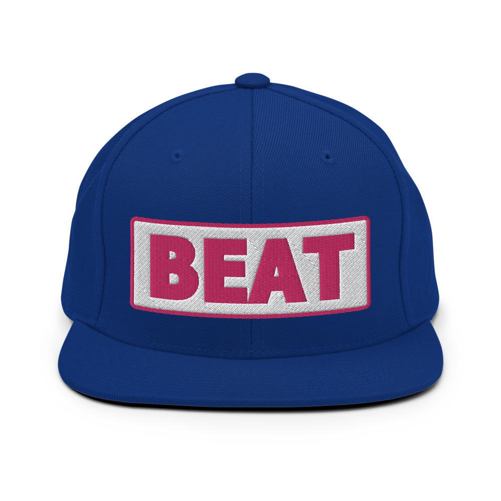Casquette Snapback BEAT blanc – Image 9
