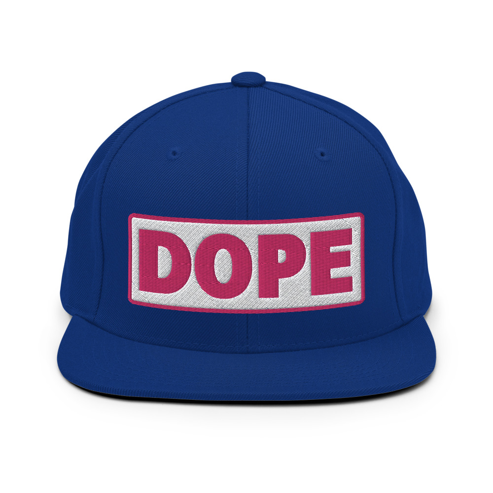 Casquette Snapback DOPE blanc – Image 9