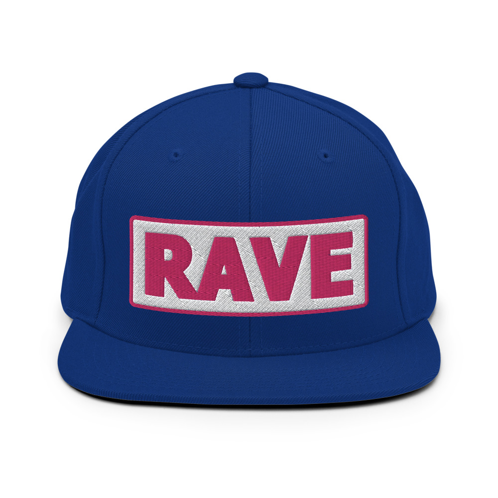 Casquette Snapback RAVE blanc – Image 9