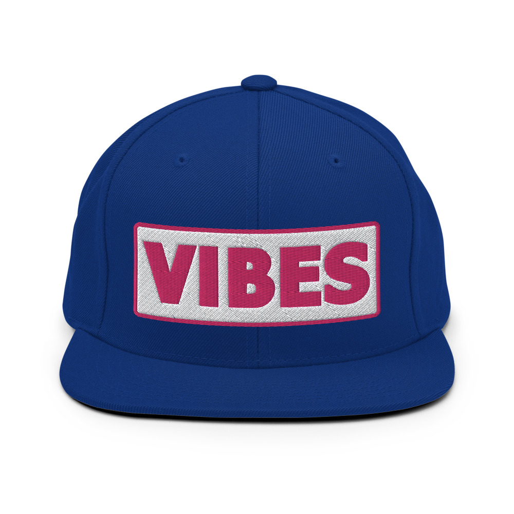 Casquette Snapback VIBES blanc – Image 9