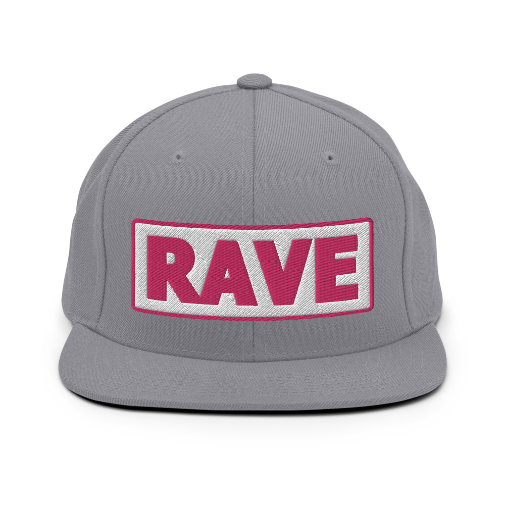 Casquette Snapback RAVE blanc – Image 16