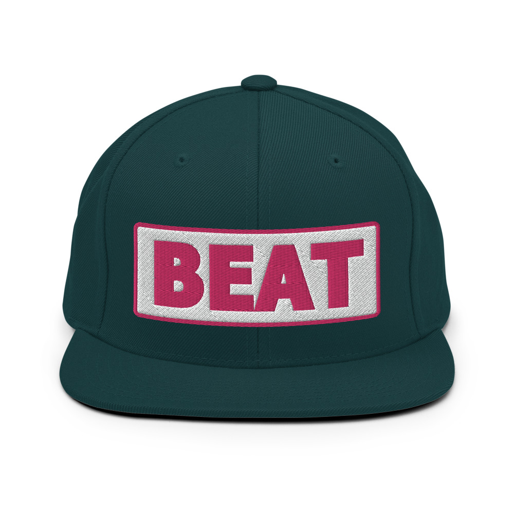 Casquette Snapback BEAT blanc – Image 6