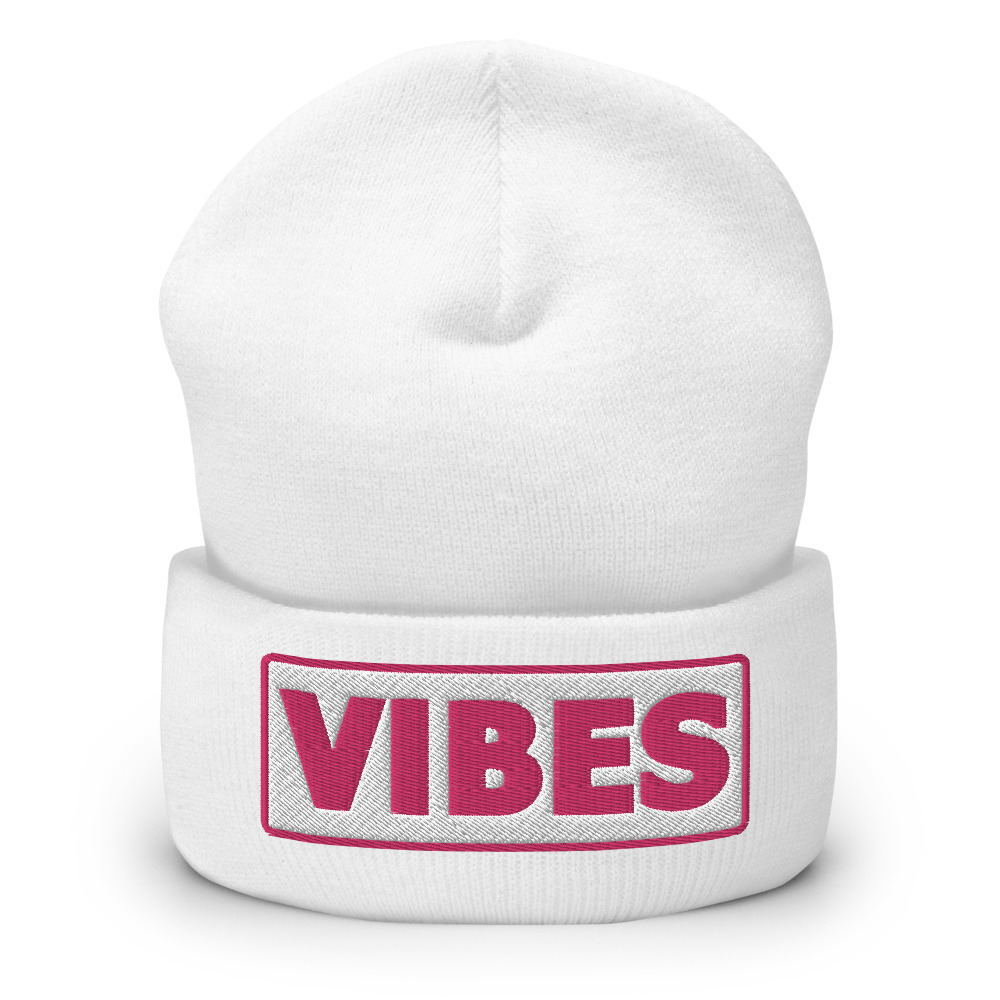 Bonnet VIBES blanc – Image 6