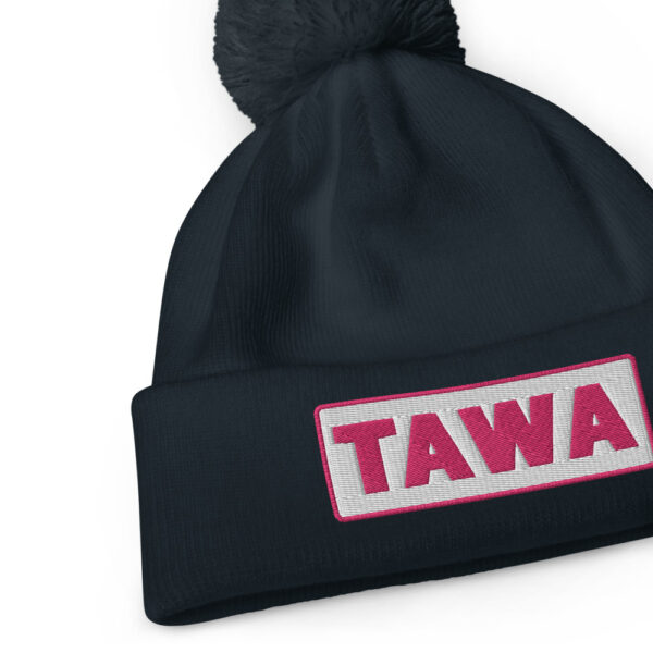 Bonnet à pompon TAWA blanc