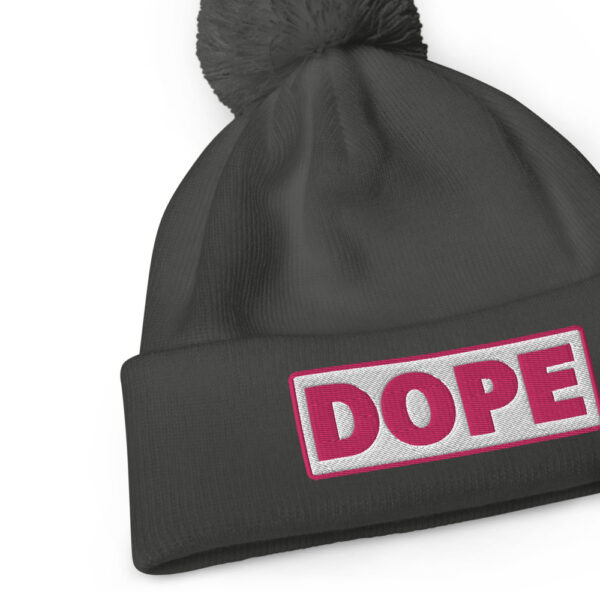 Bonnet à pompon DOPE blanc
