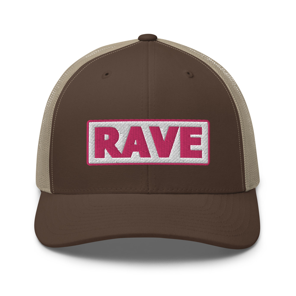 Casquette Trucker RAVE blanc – Image 6