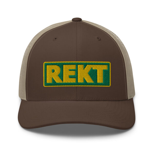 Casquette Trucker REKT vert