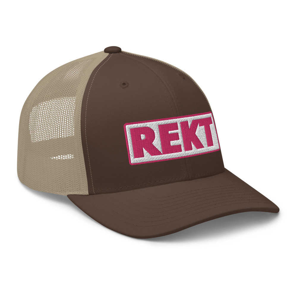 Casquette Trucker REKT blanc – Image 6