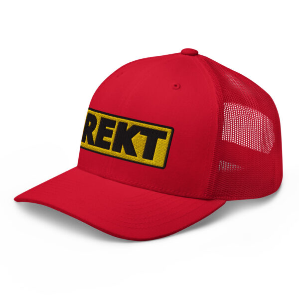 Casquette Trucker REKT jaune