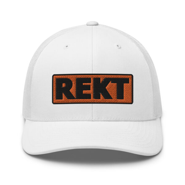 Casquette Trucker REKT orange