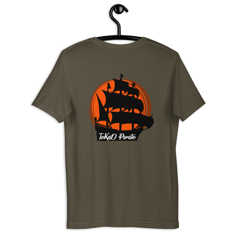 Tshirt tekno pirate imprimé au dos – Image 6