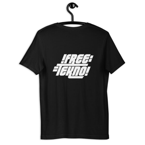 Tshirt free tekno imprimé au dos
