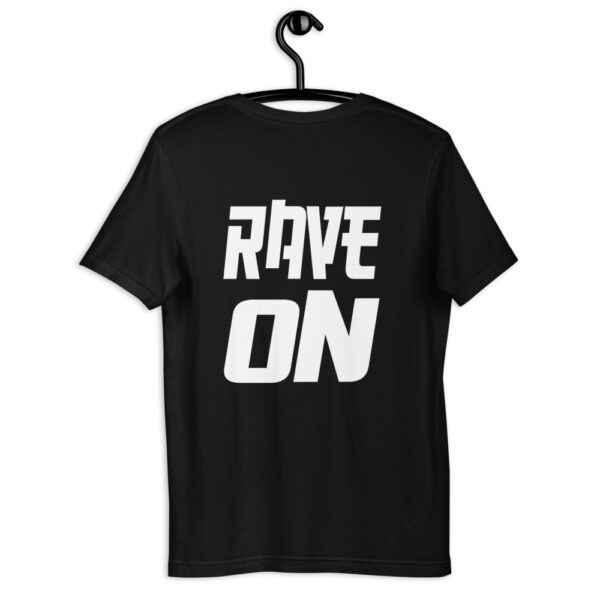 Tshirt rave on 3 imprimé au dos