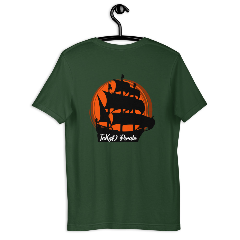 Tshirt tekno pirate imprimé au dos
