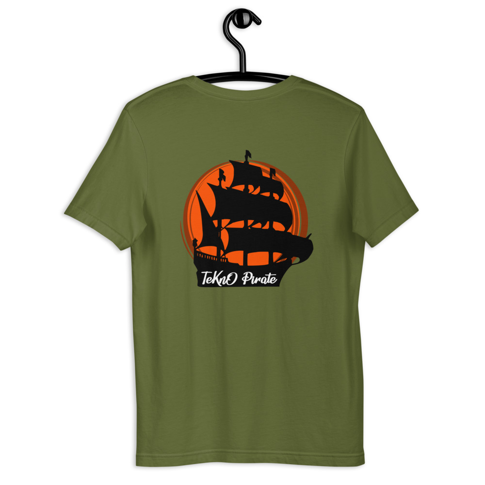 Tshirt tekno pirate imprimé au dos – Image 8