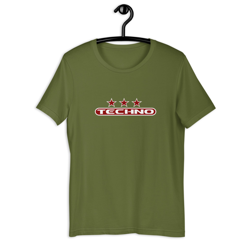 Tshirt techno 7 red – Image 7
