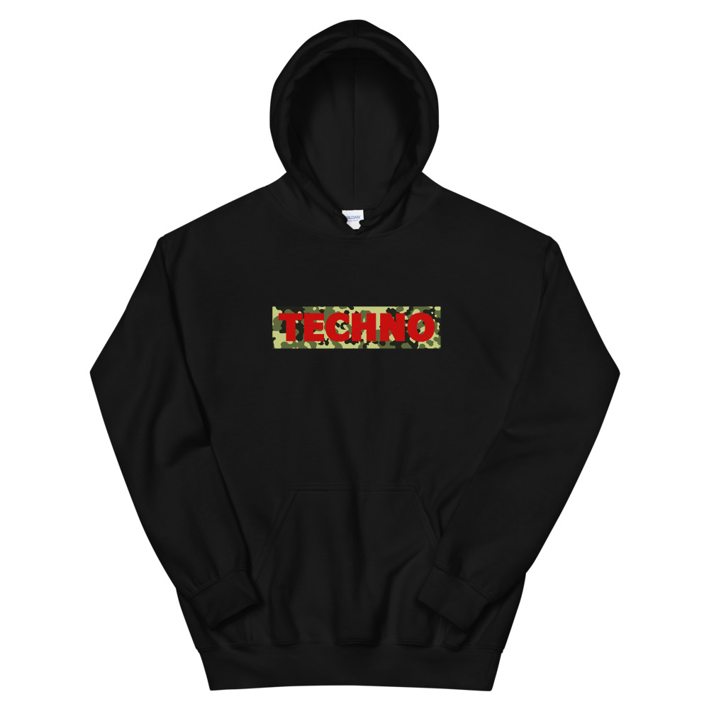 Sweat à capuche techno 18 – Image 2