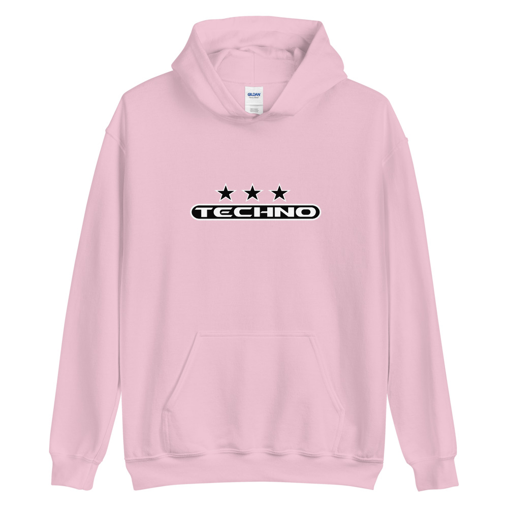 Sweat à capuche techno 7 noir – Image 10