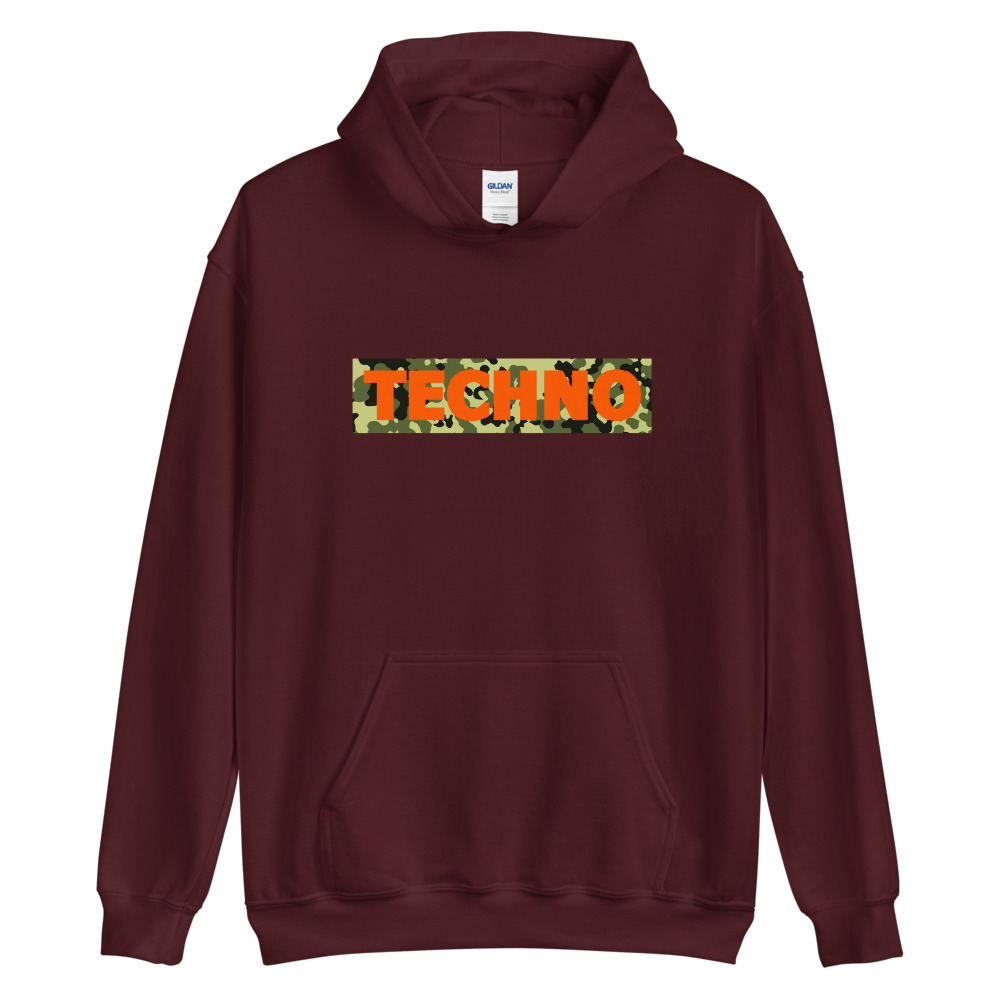 Sweat à capuche techno 17