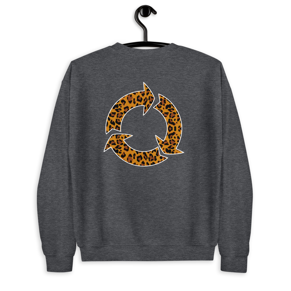 Sweatshirt léopard imprimé au dos – Image 5