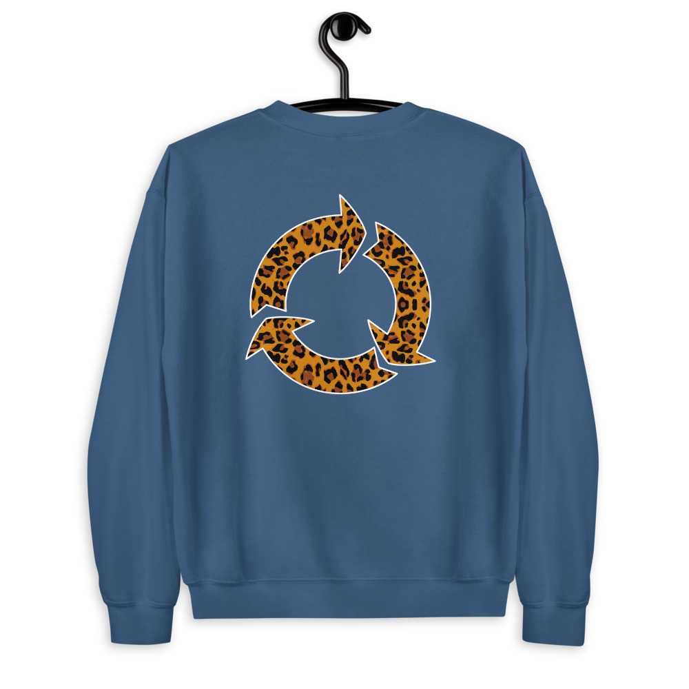 Sweatshirt léopard imprimé au dos – Image 6